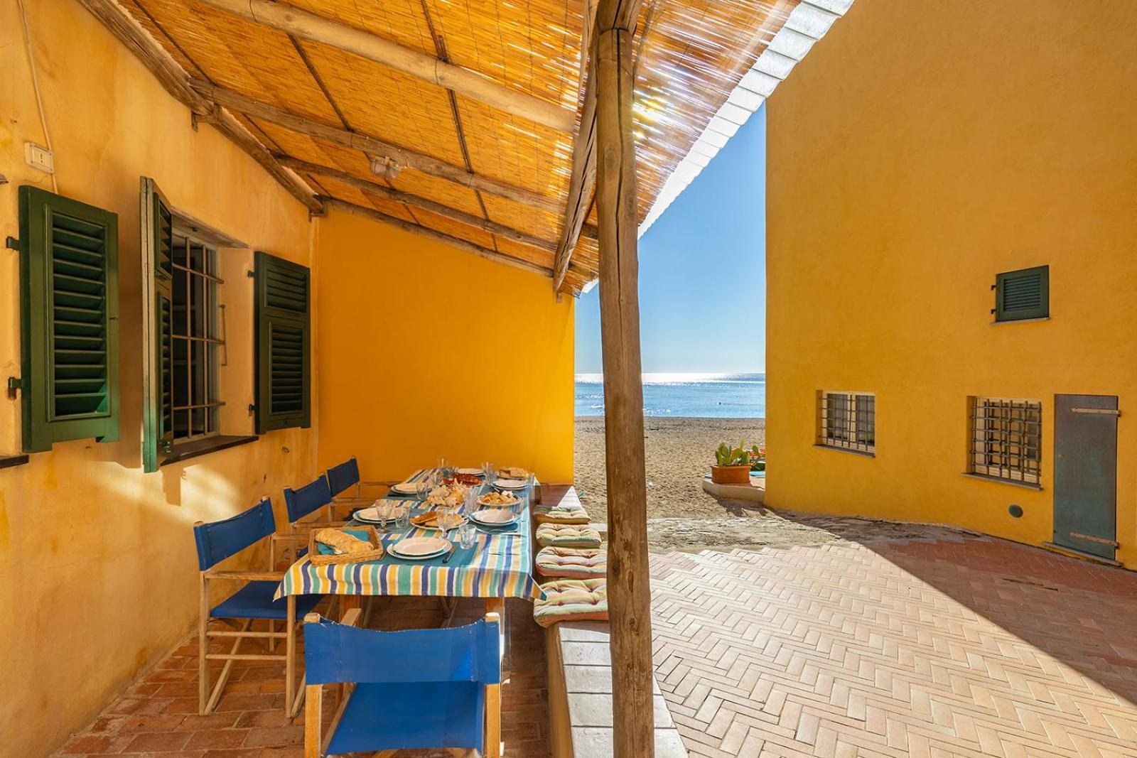 Вилла Casa Saracena Fronte Mare Вариготти Экстерьер фото